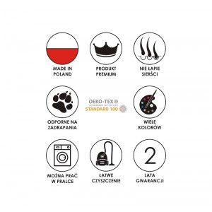 Kocyk dla psa i kota DANTE - turkusowy | Lauren Design | PETZWELCOME