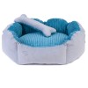 Pet bed DIANA - petrol blue| Lauren Design | PETZWELCOME