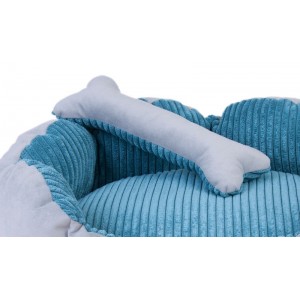 Pet bed DIANA - petrol blue| Lauren Design | PETZWELCOME