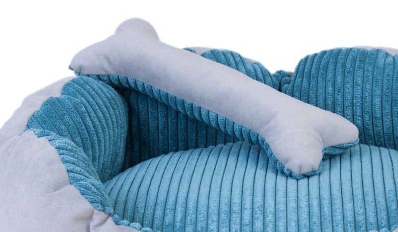 Pet bed DIANA - petrol blue| Lauren Design | PETZWELCOME