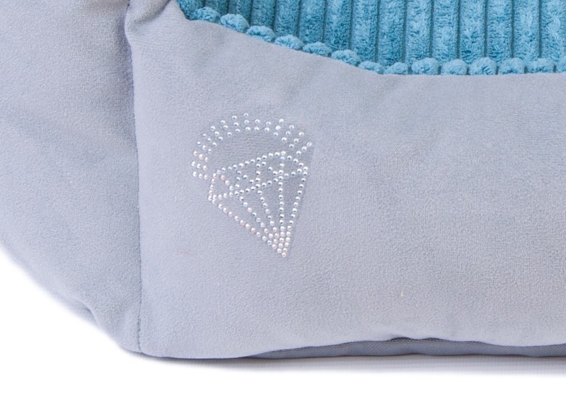 Pet bed DIANA - petrol blue| Lauren Design | PETZWELCOME
