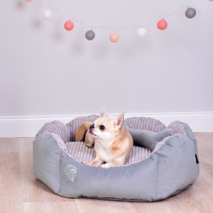 Pet bed DIANA -  gray| Lauren Design | PETZWELCOME