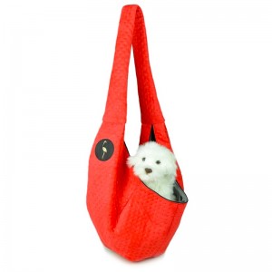 Bag / carrier for dog and cat  SARA - red