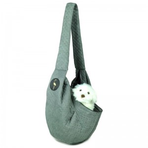 Bag / carrier for dog and cat  SARA - gray