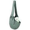 Bag / carrier for dog and cat  SARA - gray | Lauren design | PETZWELCOME
