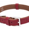 Skórzana obroża dla psa MONACO claret | Bowl and Bone Republic | PETZWELCOME