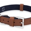Leather dog collar MONACO mustard | Bowl and Bone Republic | PETZWELCOME