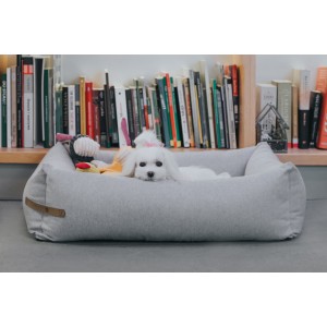 Legowisko dla psa LOFT gray | Bowl and Bone Republic | PETZWELCOME