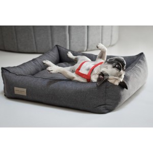 Dog bed URBAN navy| Bowl and Bone Republic | PETZWELCOME