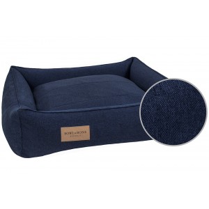 Dog bed URBAN navy| Bowl and Bone Republic | PETZWELCOME