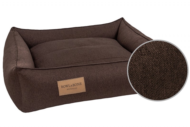 Dog bed URBAN brown| Bowl and Bone Republic | PETZWELCOME