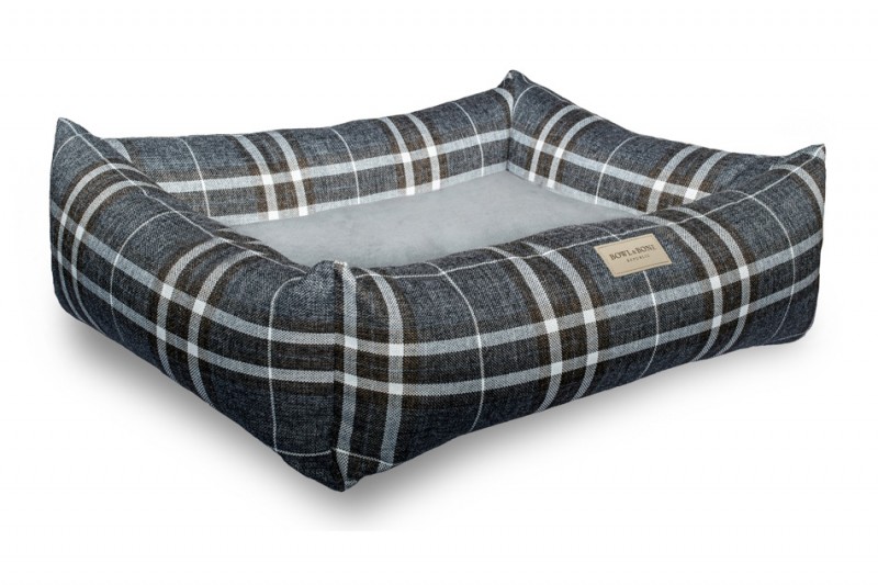 Dog bed SCOTT blue | Bowl and Bone Republic | PETZWELCOME