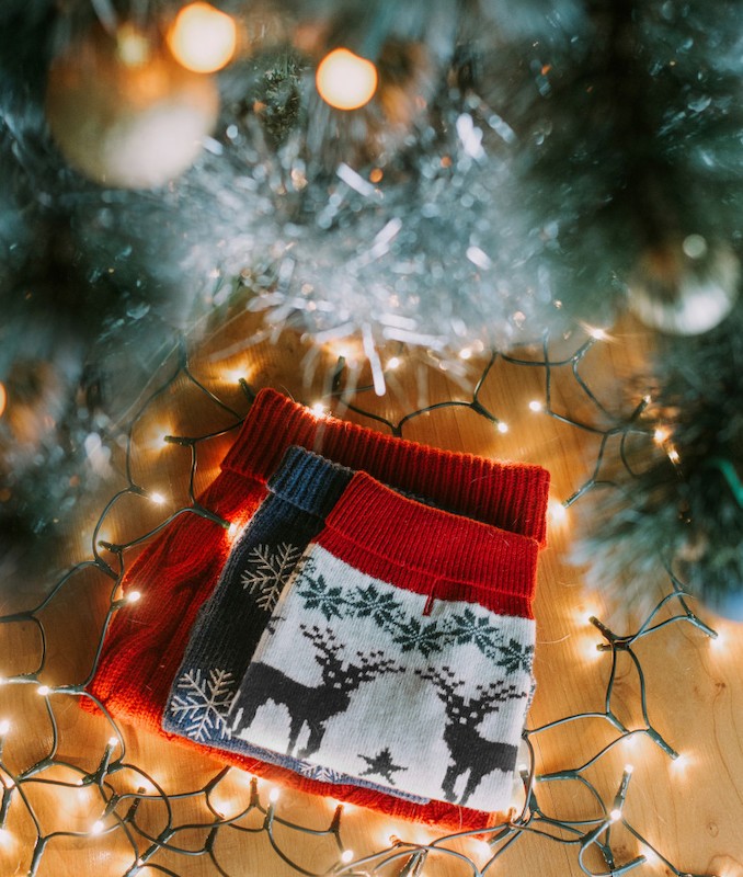 Dog sweater SNOWFLAKES | Bowl and Bone Republic | PETZWELCOME