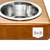DUO amber dog bowl  | Bowl and Bone Republic | PETZWELCOME