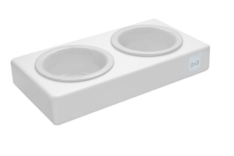 Miska dla psa DUO CERAMIC jasmine| Bowl and Bone Republic | PETZWELCOME