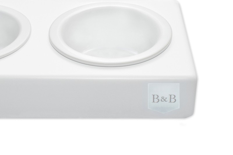 Miska dla psa DUO CERAMIC jasmine| Bowl and Bone Republic | PETZWELCOME