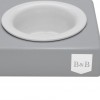Miska dla psa DUO CERAMIC gray| Bowl and Bone Republic | PETZWELCOME