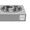SOLO gray dog bowl  | Bowl and Bone Republic | PETZWELCOME