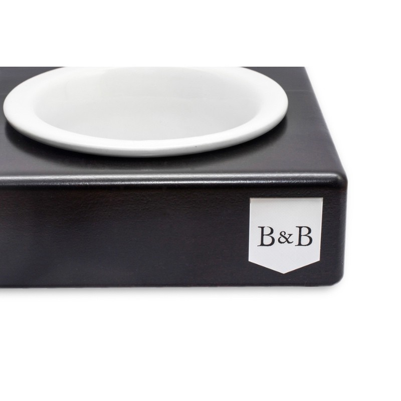 Miska dla psa SOLO CERAMIC chestnut | Bowl and Bone Republic | PETZWELCOME