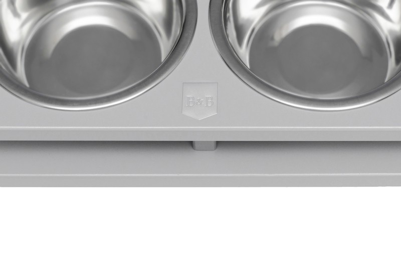 Miska dla psa GRANDE gray | Bowl and Bone Republic | PETZWELCOME