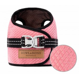 Dog harness SOHO rose  | Bowl and Bone Republic | PETZWELCOME