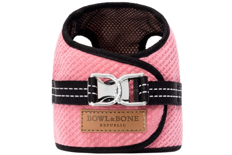 Dog harness SOHO rose  | Bowl and Bone Republic | PETZWELCOME