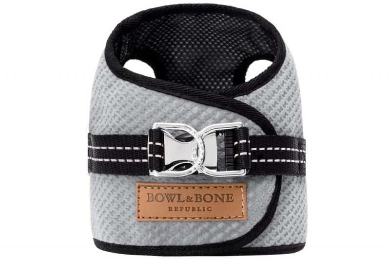Dog harness SOHO gray  | Bowl and Bone Republic | PETZWELCOME