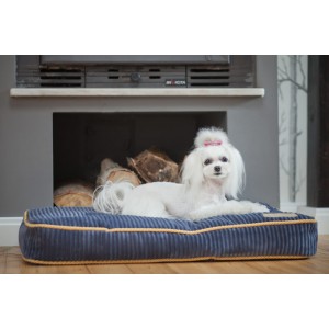 Poducha dla psa DECO sapphire | Bowl and Bone Republic | PETZWELCOME