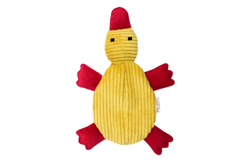 DUCKIE dog toy | BOWL AND BONE REPUBLIC | PETZWELCOME