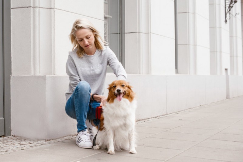 Etui na woreczki dla psa MINI navy | Bowl&Bone Republic | PETZWELCOME