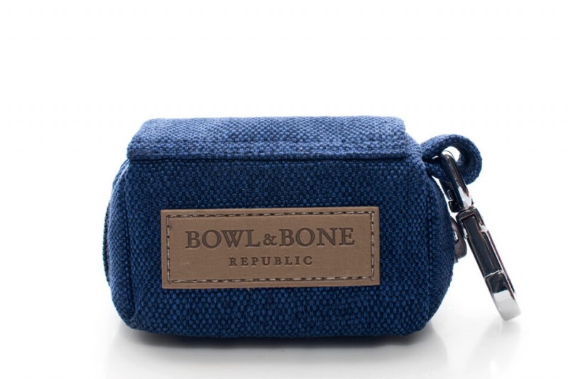 Etui na woreczki dla psa MINI navy | Bowl&Bone Republic | PETZWELCOME