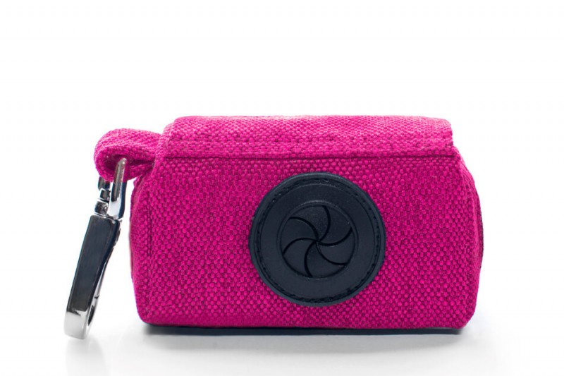 Dog waste bag holder MINI pink | Bowl&Bone Republic | PETZWELCOME