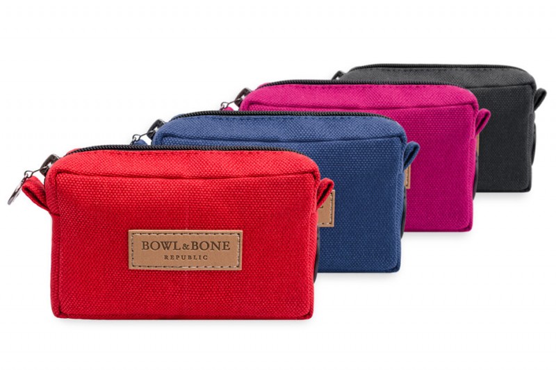 Dog treat bag MIDI black | Bowl&Bone Republic | PETZWELCOME