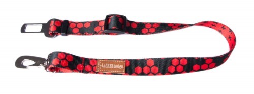 Dog safety belt - Hexagon | Lauren design | PETZWELCOME