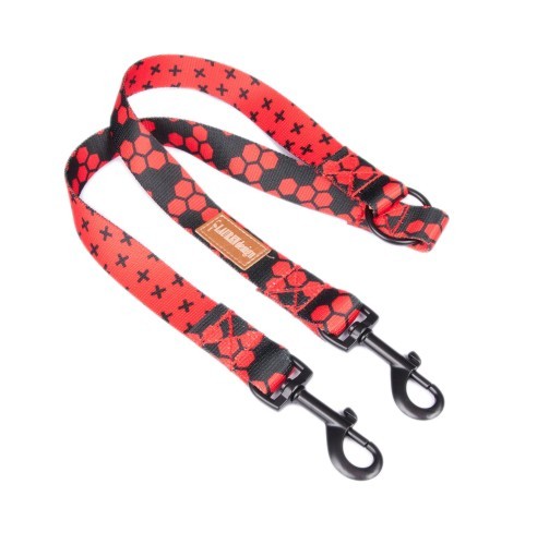 Dwójnik do smyczy Hexagon | Lauren design | PETZWELCOME