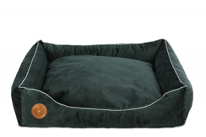 Kanapa Cezar Premium butelkowa zieleń | Lauren Design | PETZWELCOME