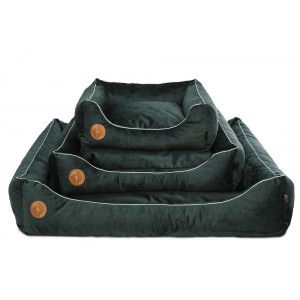 Kanapa Cezar Premium butelkowa zieleń | Lauren Design | PETZWELCOME