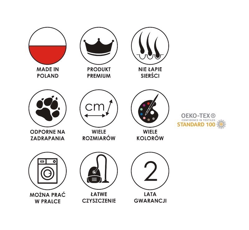 Beżowe legowisko DAISY Natura  | Lauren Design | PETZWELCOME