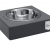 SOLO CERAMIC graphite dog bowl | Bowl and Bone Republic | PETZWELCOME