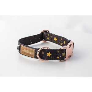 Collar for dog Stars gold...