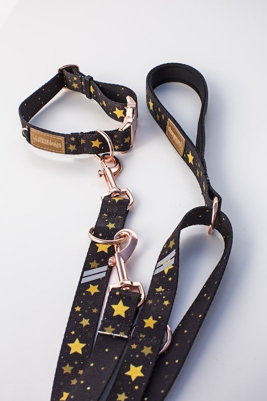 Collar for dog Stars | Lauren design | PETZWELCOME