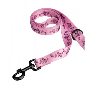 Adjustable dog leash pink...