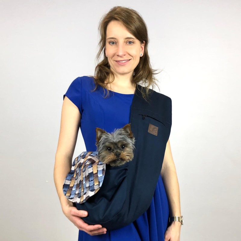 Dog carrier bag/ sling SPLOTI DARK