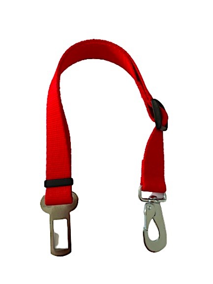 Dog safety belt red | PETZWELCOME