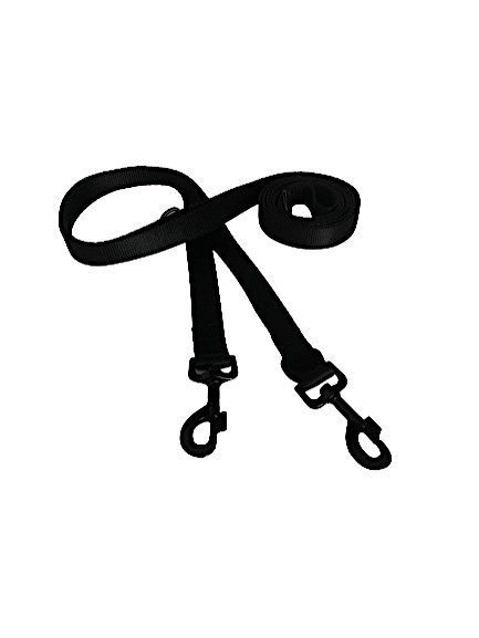 Adjustable black dog leash| PETZWELCOME