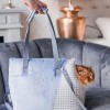 Dog/ cat carrier bag PORTO blue | Chloe'e Home | PETZWELCOME