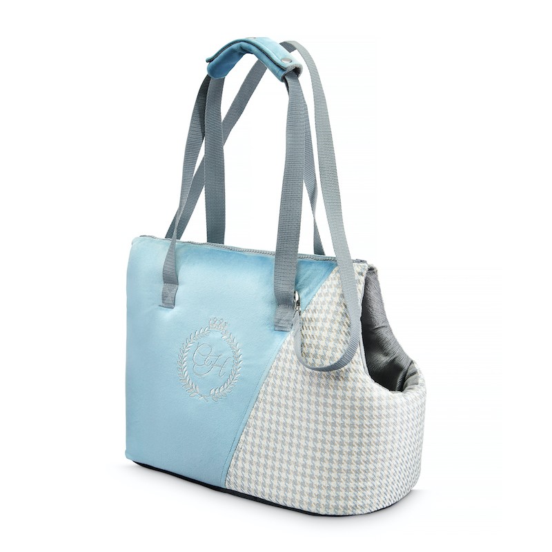 Dog/ cat carrier bag PORTO blue | Chloe'e Home | PETZWELCOME