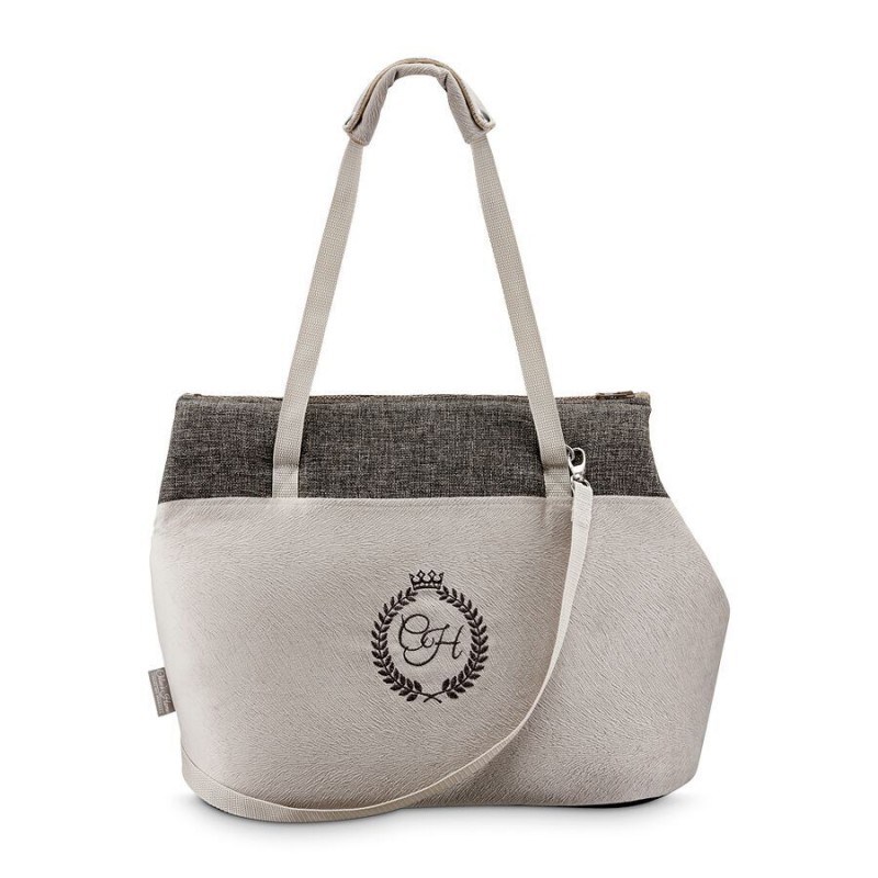 Dog/ cat carrier bag PARIS beige| Chloe'e Home | PETZWELCOME