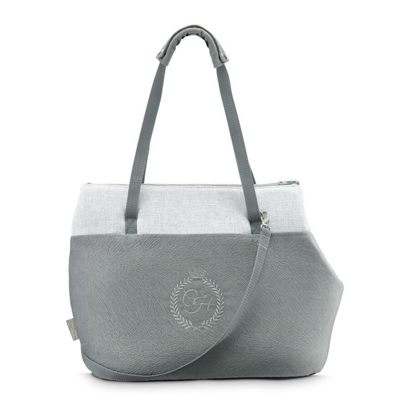 Dog/ cat carrier bag PARIS gray| Chloe'e Home | PETZWELCOME