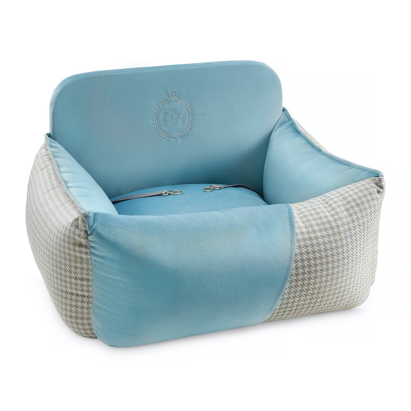 Dog car seat PORTO blue | Chloe'e Home | PETZWELCOME